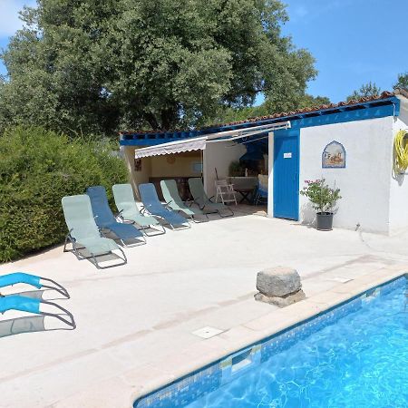 Gites De Plos Appart Chalet Piscine Spa Anduze Kültér fotó