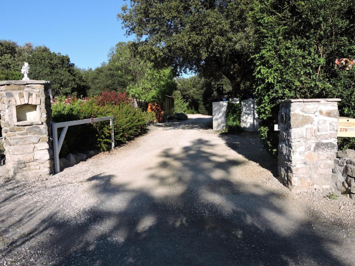 Gites De Plos Appart Chalet Piscine Spa Anduze Kültér fotó