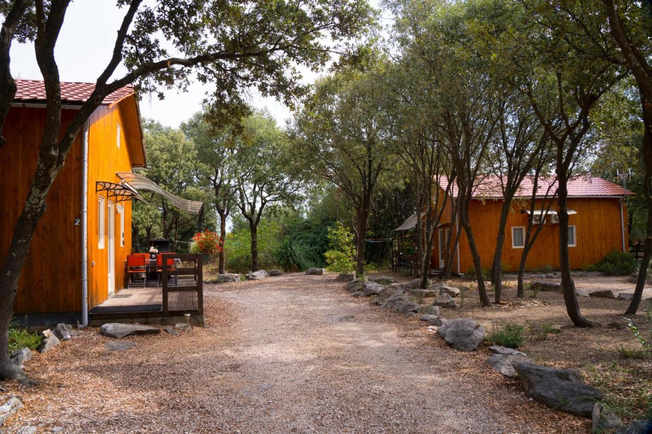 Gites De Plos Appart Chalet Piscine Spa Anduze Kültér fotó