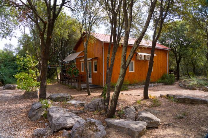 Gites De Plos Appart Chalet Piscine Spa Anduze Kültér fotó