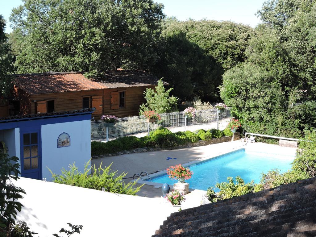 Gites De Plos Appart Chalet Piscine Spa Anduze Kültér fotó